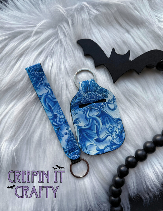 Porcelain Dragon Wristlet